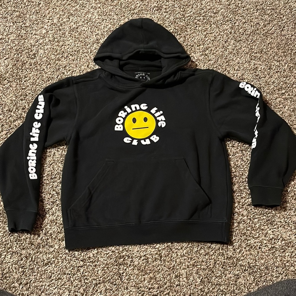 Boring Life Club Hoodie size youth small